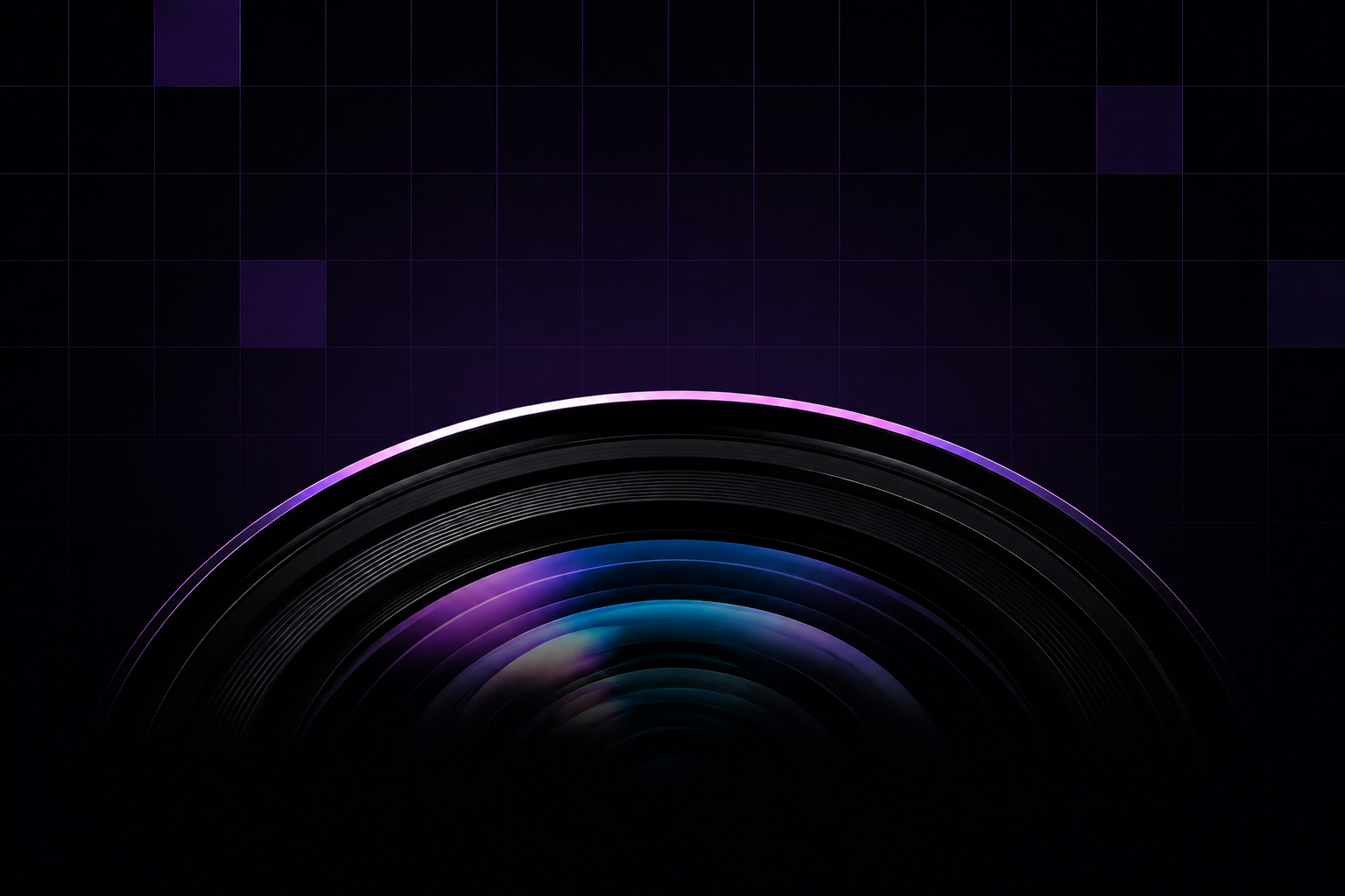 Camera Lens Arc Glow
